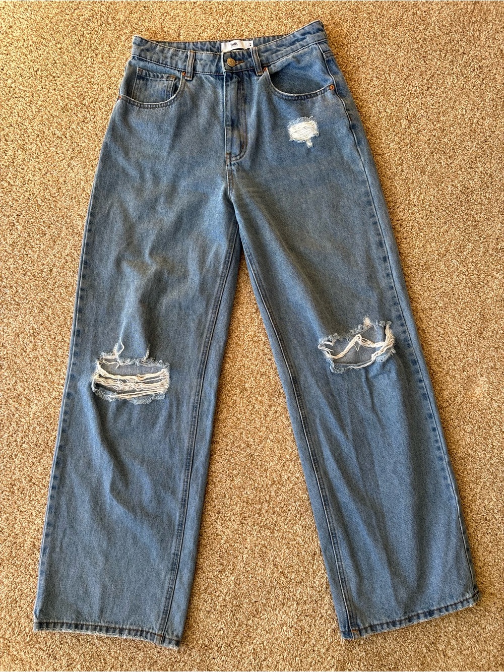 Twik by Simons Light Blue Distressed Wide-Leg Women’s Jeans / size 30